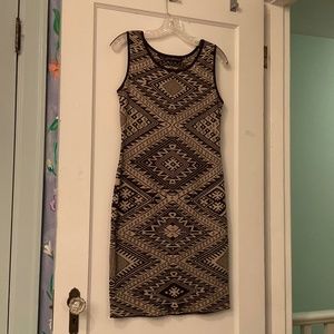 Peruvian connection Pima cotton knit dress sz M